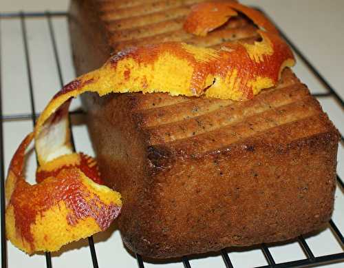 Cake à l'orange (sanguine) et graines de pavot. - La cuisine d'Anna