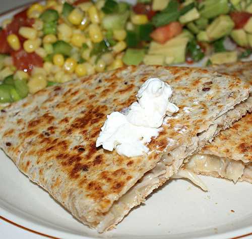 Chausson mexicain et sa salade d'inspiration...