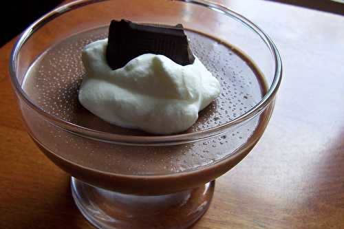 Cheesecake au chocolat en verrine....