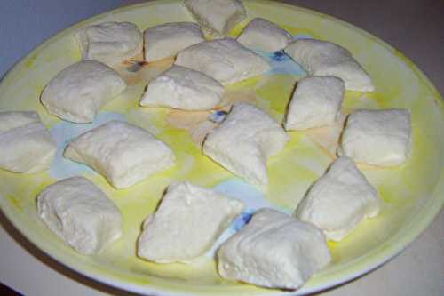 Dumpling au fromage blanc-KLUSKI LENIWE un autre plat polonais!!!