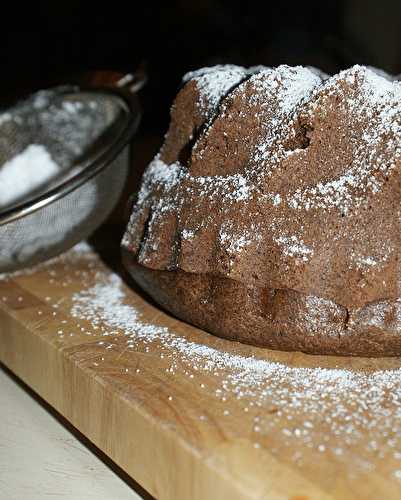 Gâteau au chocolat noir et tofu