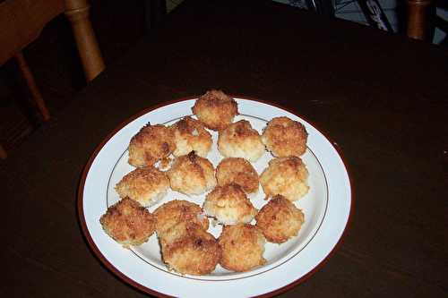 J'ai fait les rochers à la noix de coco de Micheline !!!