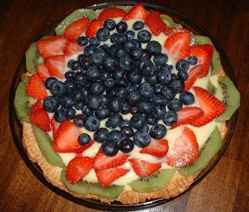 Jardinière aux fruits (tarte aux fruits d'été)