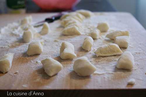 Kopytka ou les gnocchi polonais (dumpling aux pommes de terre)