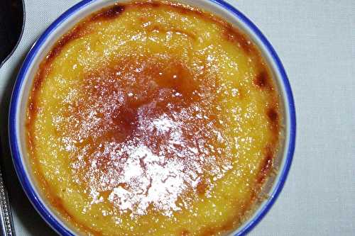 Ma première crème brûlée....j'ai réussi!