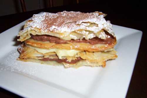 Mille-feuilles choco-vanille.....