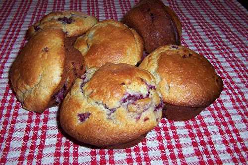 Muffins à la crème sure et framboises