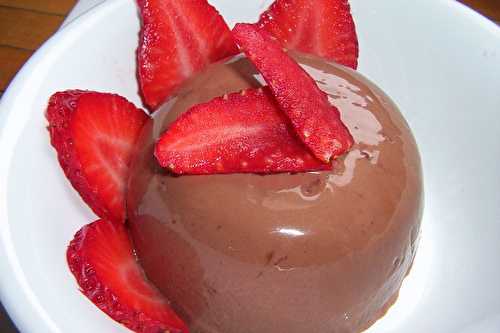 Panna cotta au chocolat