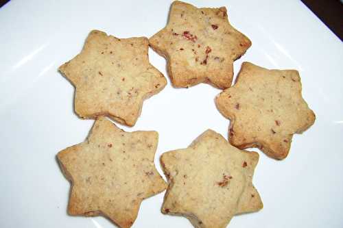 Pecan shortbread ou sablé au noix de pécan