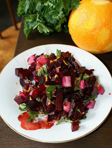 Petite salade de betteraves ensoleillée