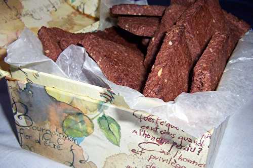 Petits pavés au chocolat ...j'ai ajouté de la vanille et de la tonka!