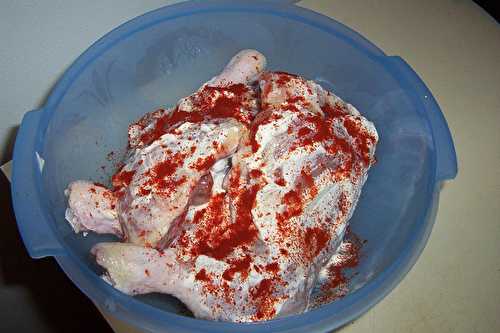 Poulet à la crème sure (ou crème aigre) et paprika...