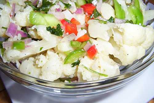 Salade de chou fleur ...vraiment excellente - La cuisine d'Anna