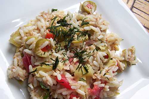 Salade de riz et de thon - La cuisine d'Anna