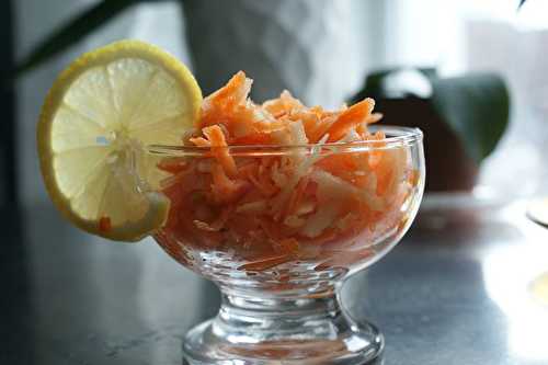 Surówka z marchewki i jabka * Salade de carottes et pommes - La cuisine d'Anna
