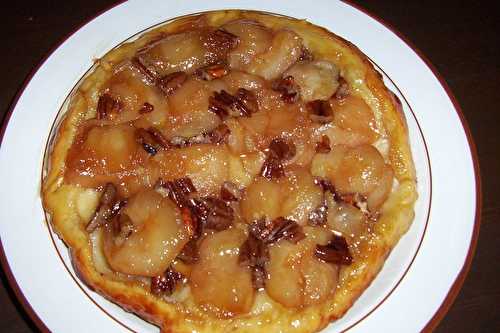 Tarte Tatin version érable et noix de pacane pour le KKVKVK