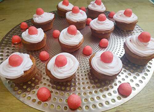 Cupcakes à la fraise Tagada - La cuisine d'Elyano
