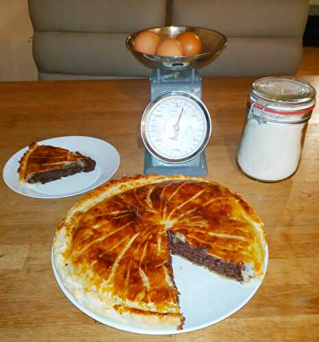 Galette frangipane au chocolat