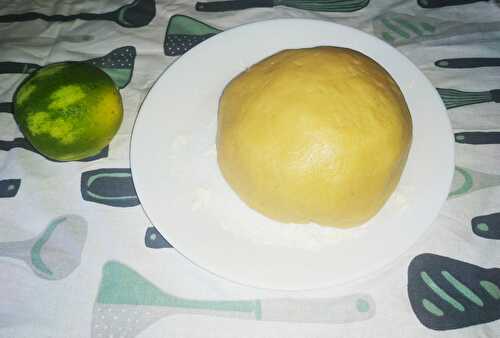 Pâte sucrée parfumée au citron vert