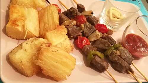 Manioc frit, moelleux et croustillant