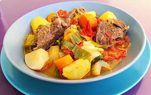 Soupe de légumes au boeuf