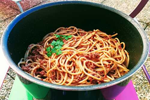 Spaghettis à la bolognaise maison