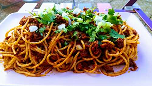 Spaghettis bolognaise faciles et rapides