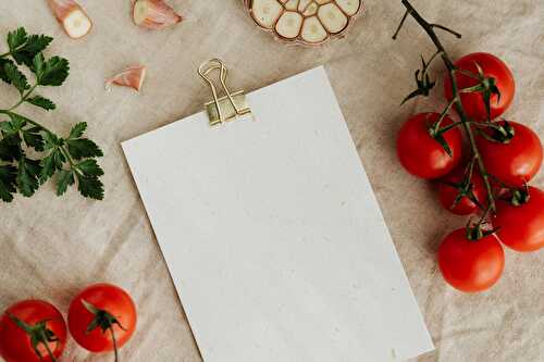 Pourquoi planifier un menu