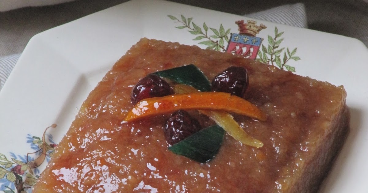 Aspic de pommes (pâte de fruits)