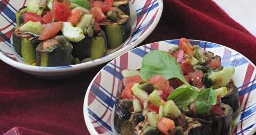 Aubergines & courgettes à la vinaigrette