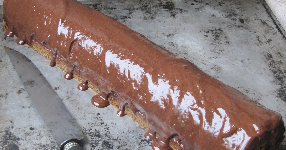 Bûche de Noël au chocolat et au pain d'épices