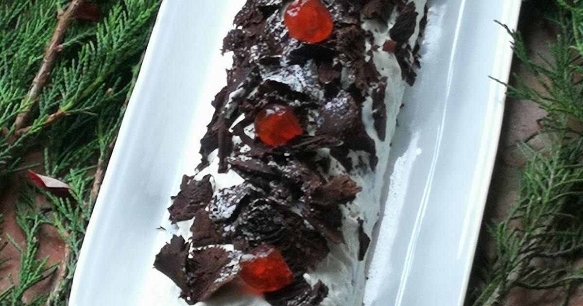 Bûche façon Forêt-Noire