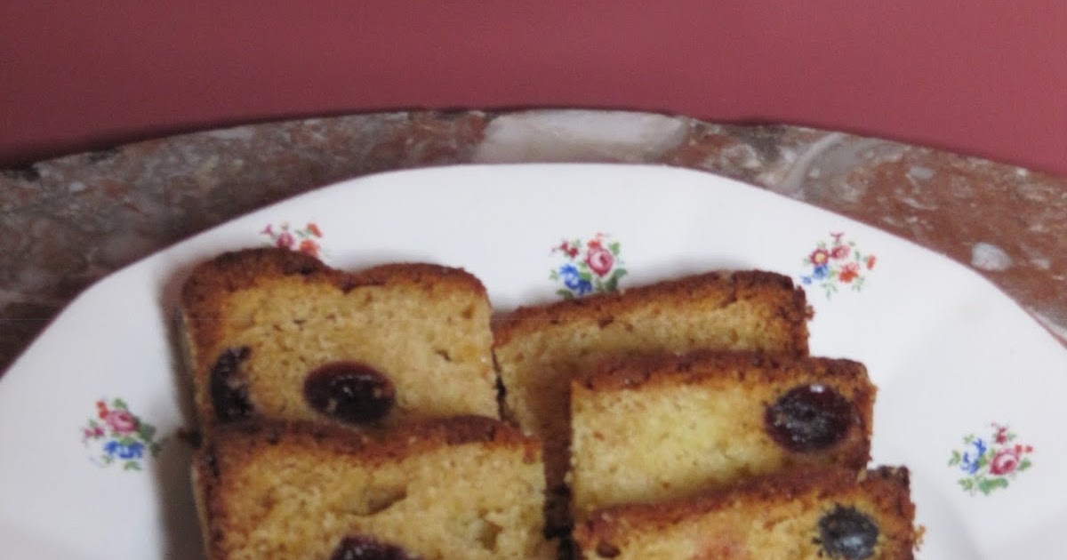 Cake aux cerises amarena & gingembre