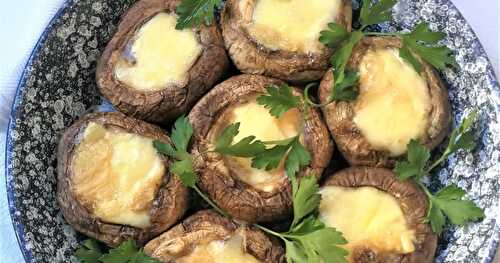 Champignons farcis au Maroilles