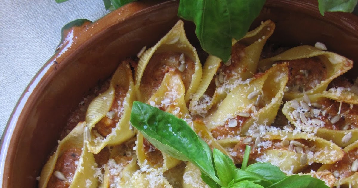 Conchiglioni à la sauce tomate et ricotta