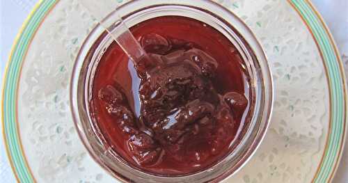 Confiture de rhubarbe & de fraises