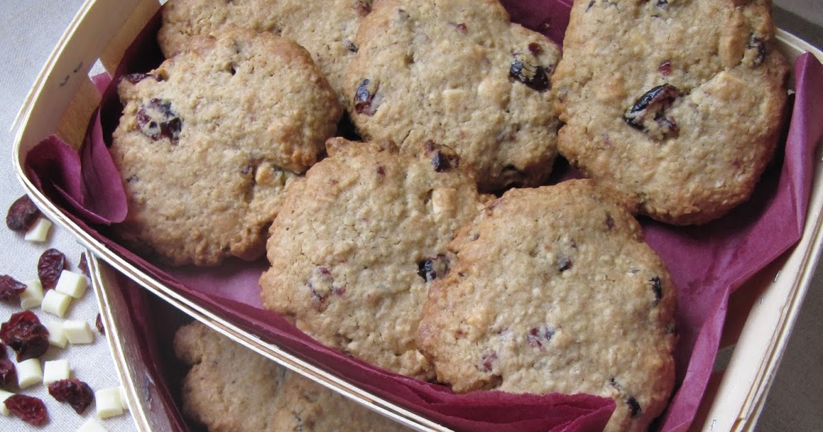 Cookies aux canneberges & au chocolat blanc