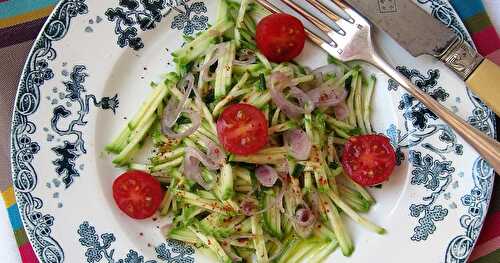 Courgettes râpées