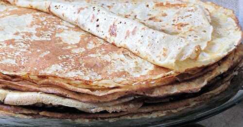 Crêpes au zeste de citron vert comme à Saint-François