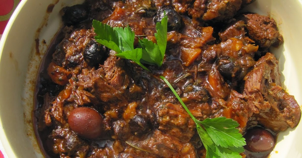 Daube de boeuf aux olives