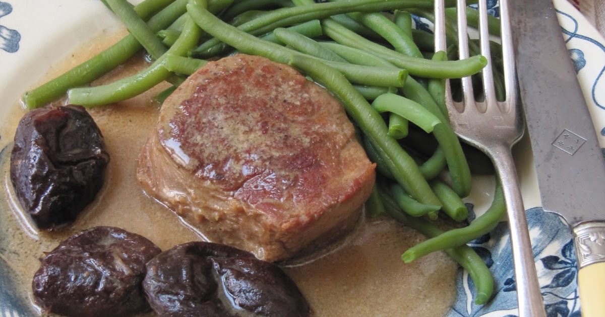 Filet mignon aux pruneaux