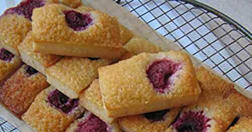 Financiers aux framboises