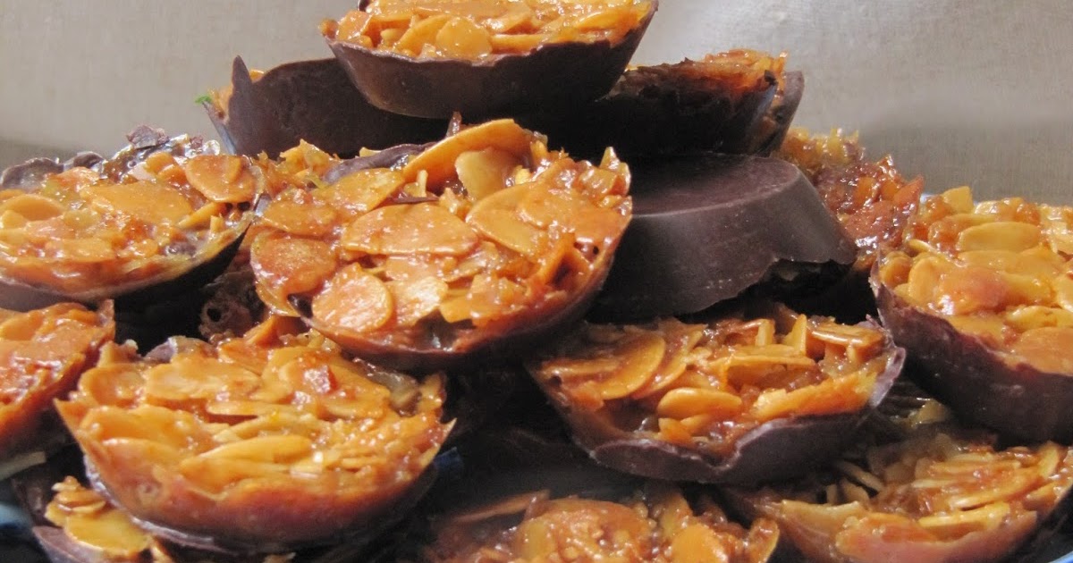 Florentins aux amandes et aux cacahuètes