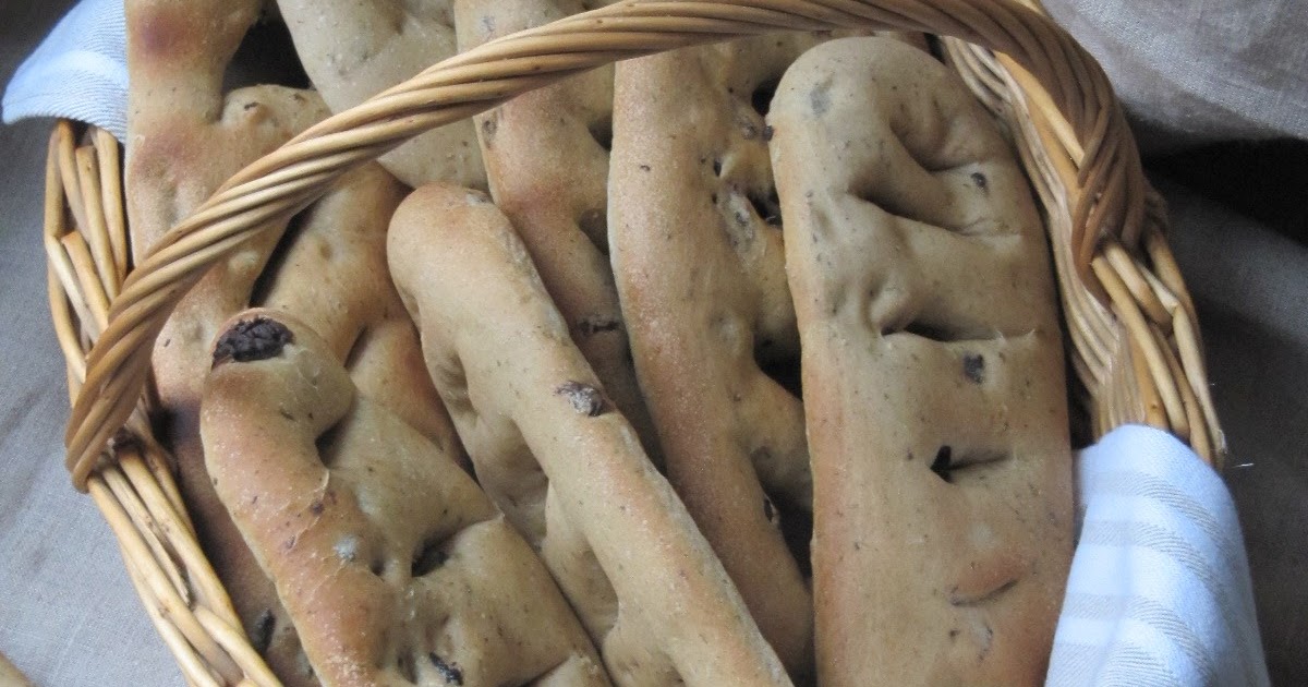 Fougasse aux olives noires