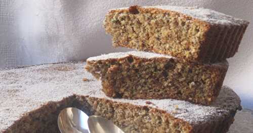 Gâteau aux noisettes, gelée de citron & estragon 