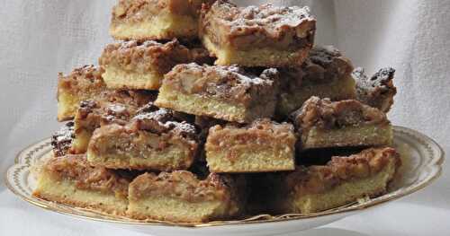 Gâteau aux noix caramélisées d'Anne LC (ou plutôt sablés aux noix) 