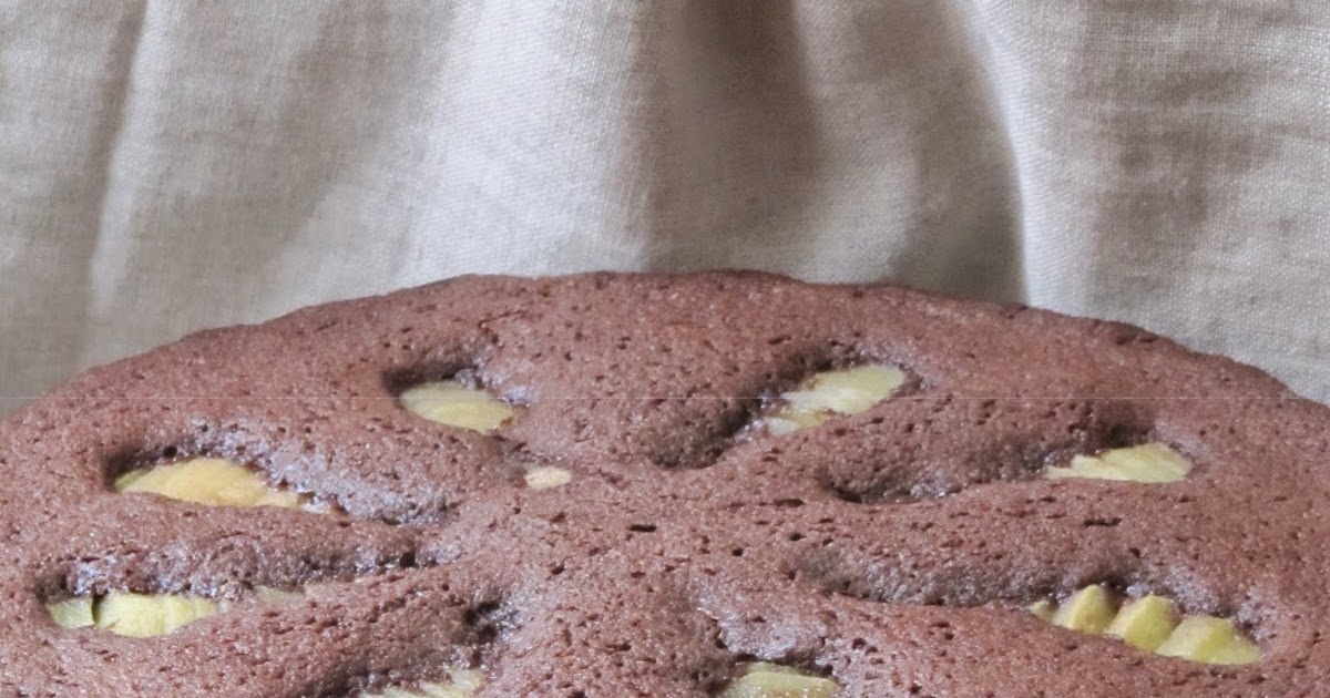 Gâteau chocopoire aux amandes