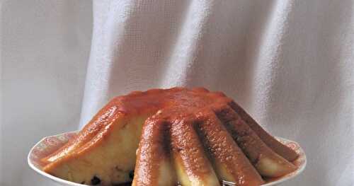 Gâteau de semoule aux canneberges