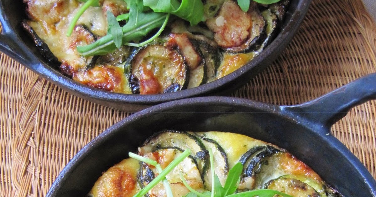 Gratin de courgettes à l'ail et au persil