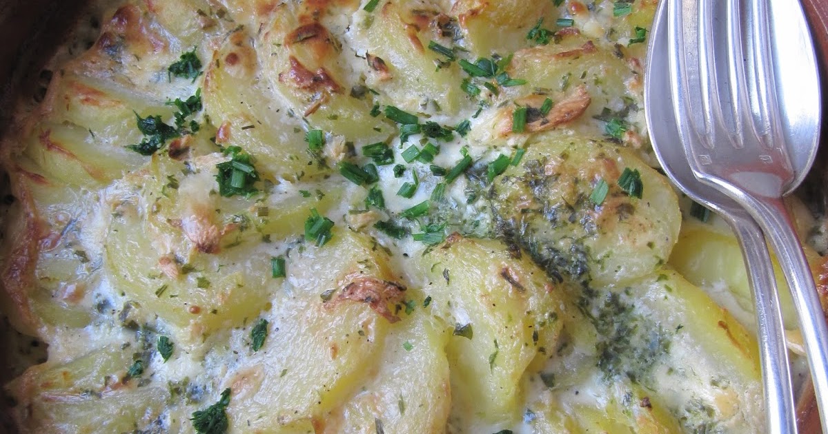 Gratin de pommes de terre au fromage et aux fines herbes